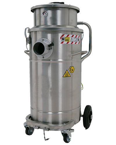 Aspirateur pneumatique ATEX en inox